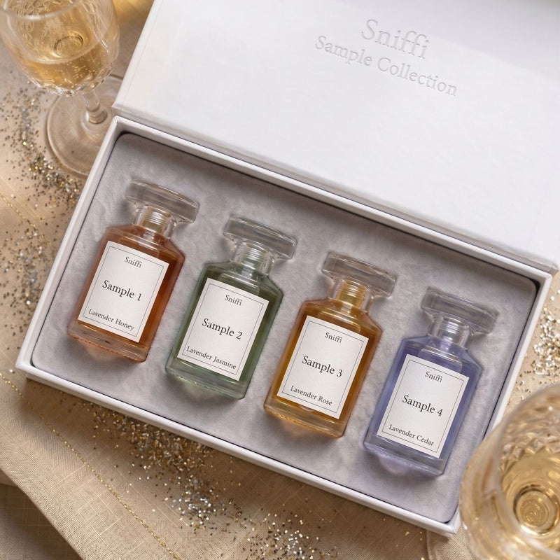 Ontvang een custom / op maat gemaakte geur naar jouw smaak met onze sample set